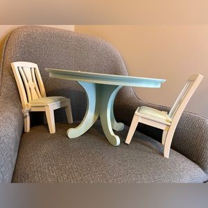 American Girl table and chairs set